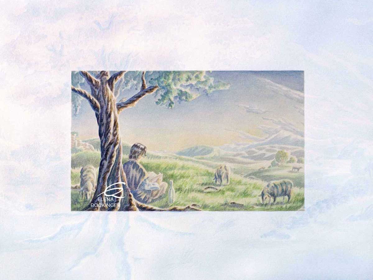 01 Illustration Book Water Colour Elena Rockinger Alchemist The Shepherd S