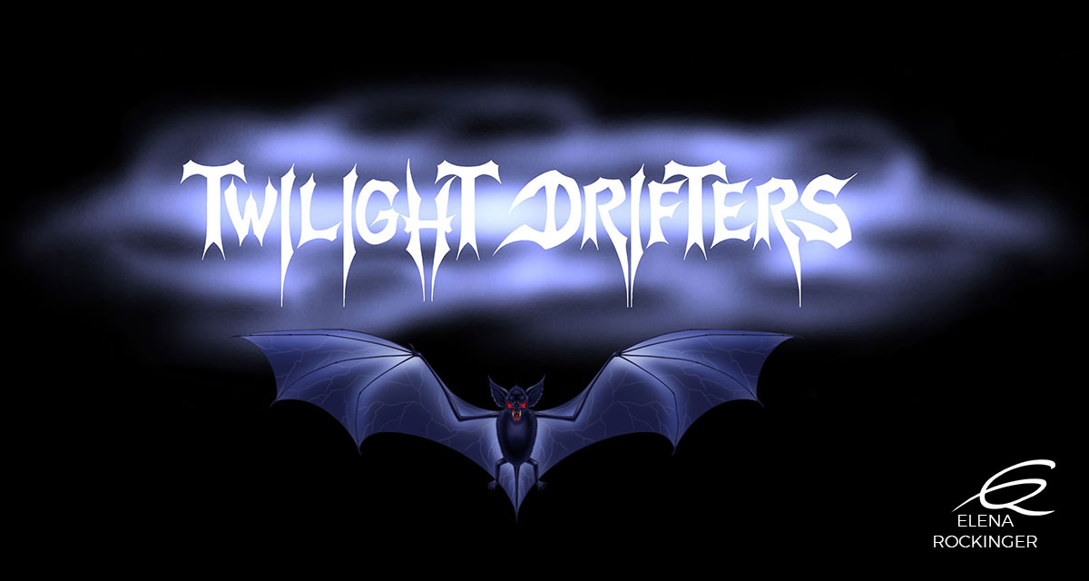 01 Logo Design Elena Rockinger Band Twilight Drifters Bat S