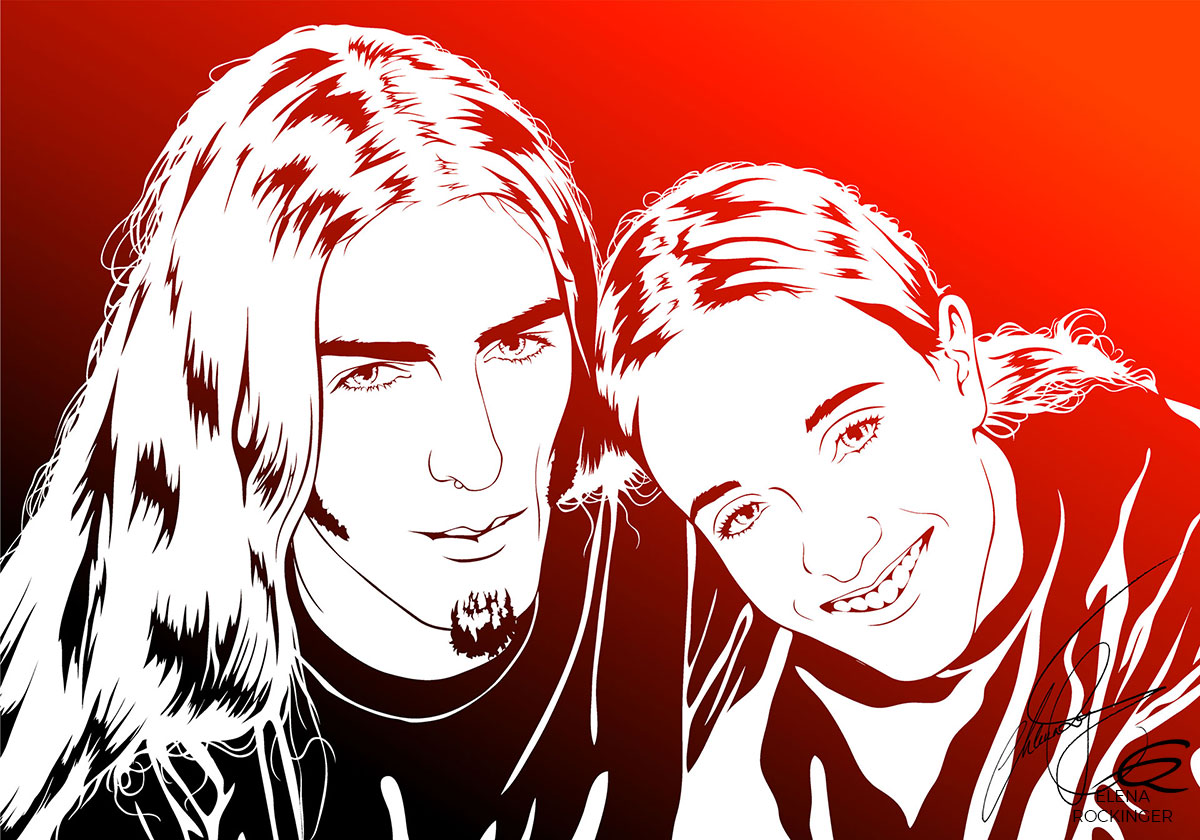 01 Portrait Illustration Pop Art Elena Rockinger Miller 01 S