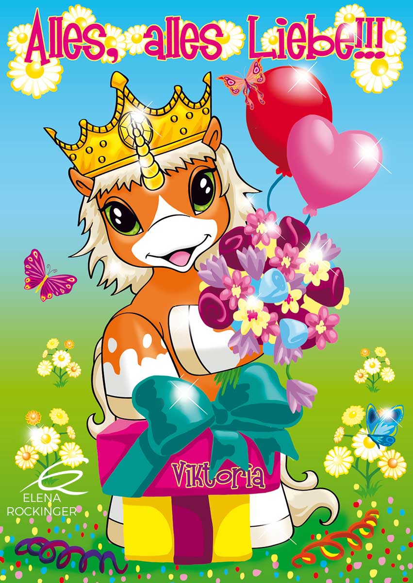 02 Filly Illustration Sideproject Fun Elena Rockinger Birthday S