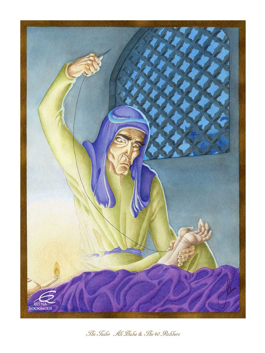 02 Illustration Book Water Colour Elena Rockinger Ali Baba 02 S