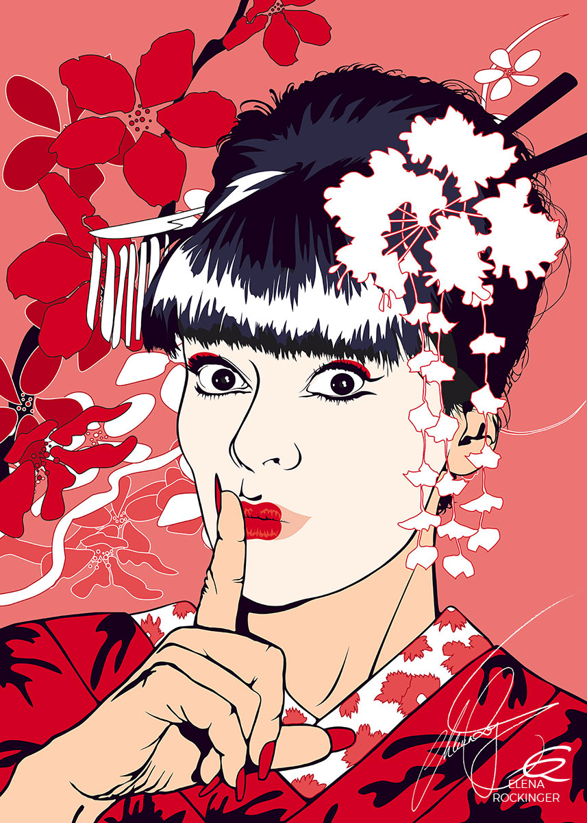 02 Portrait Illustration Pop Art Elena Rockinger Asia 01 S