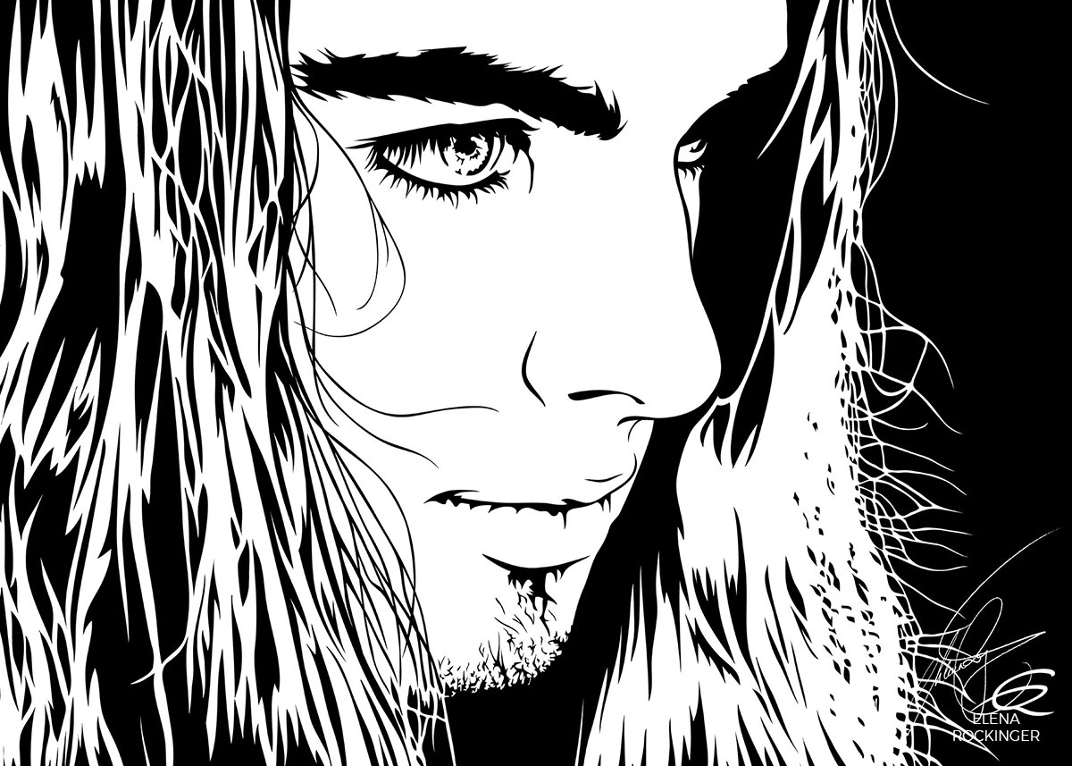 02 Portrait Illustration Pop Art Elena Rockinger Miller 02 S