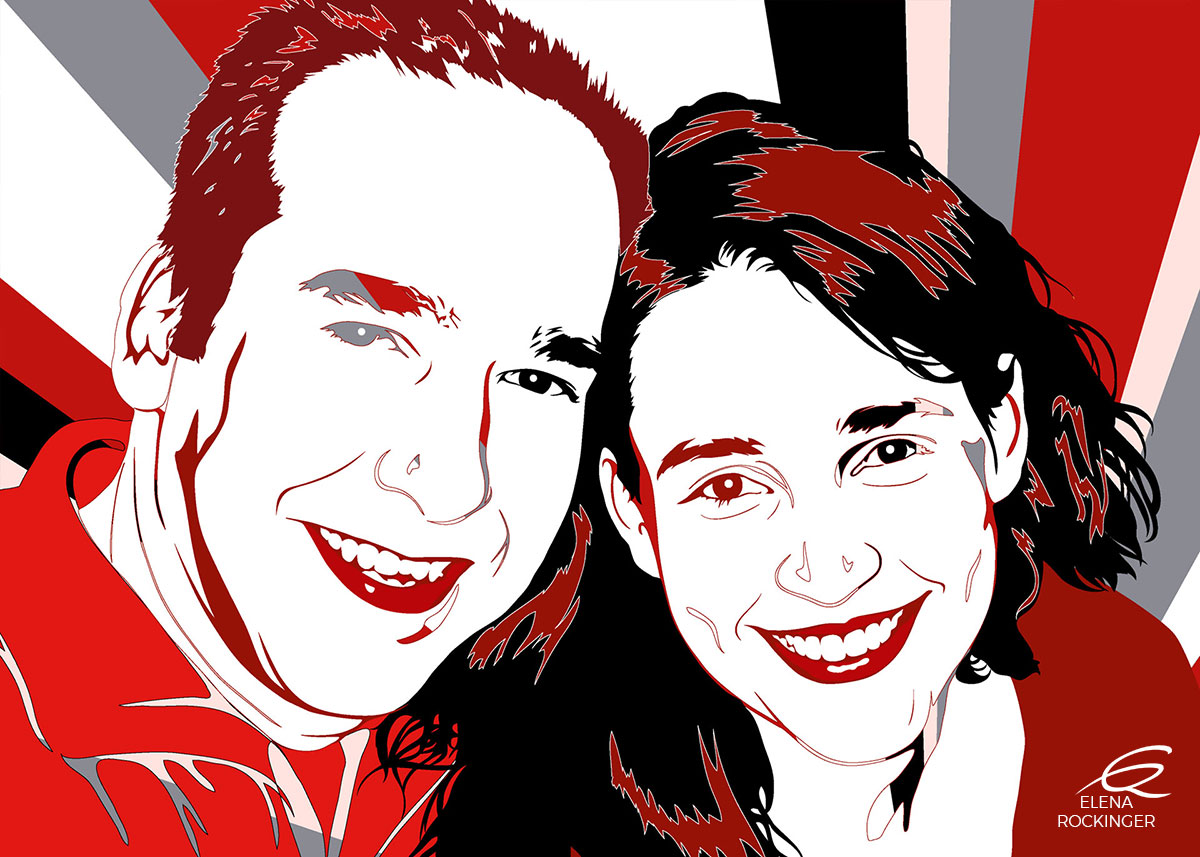 02 Portrait Illustration Pop Art Elena Rockinger Neo Pop 02 S