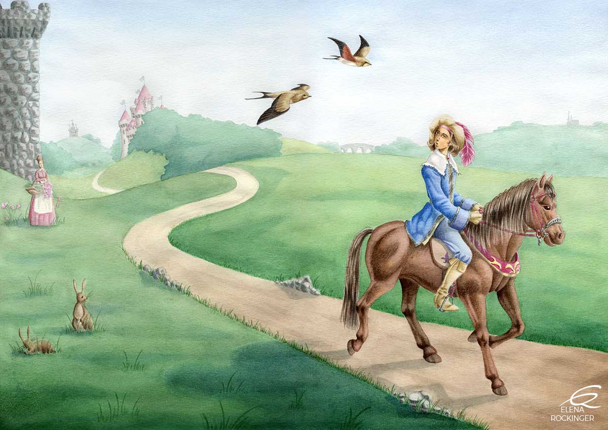 03 Illustration Picture Book Water Colour Elena Rockinger Princess 03 S