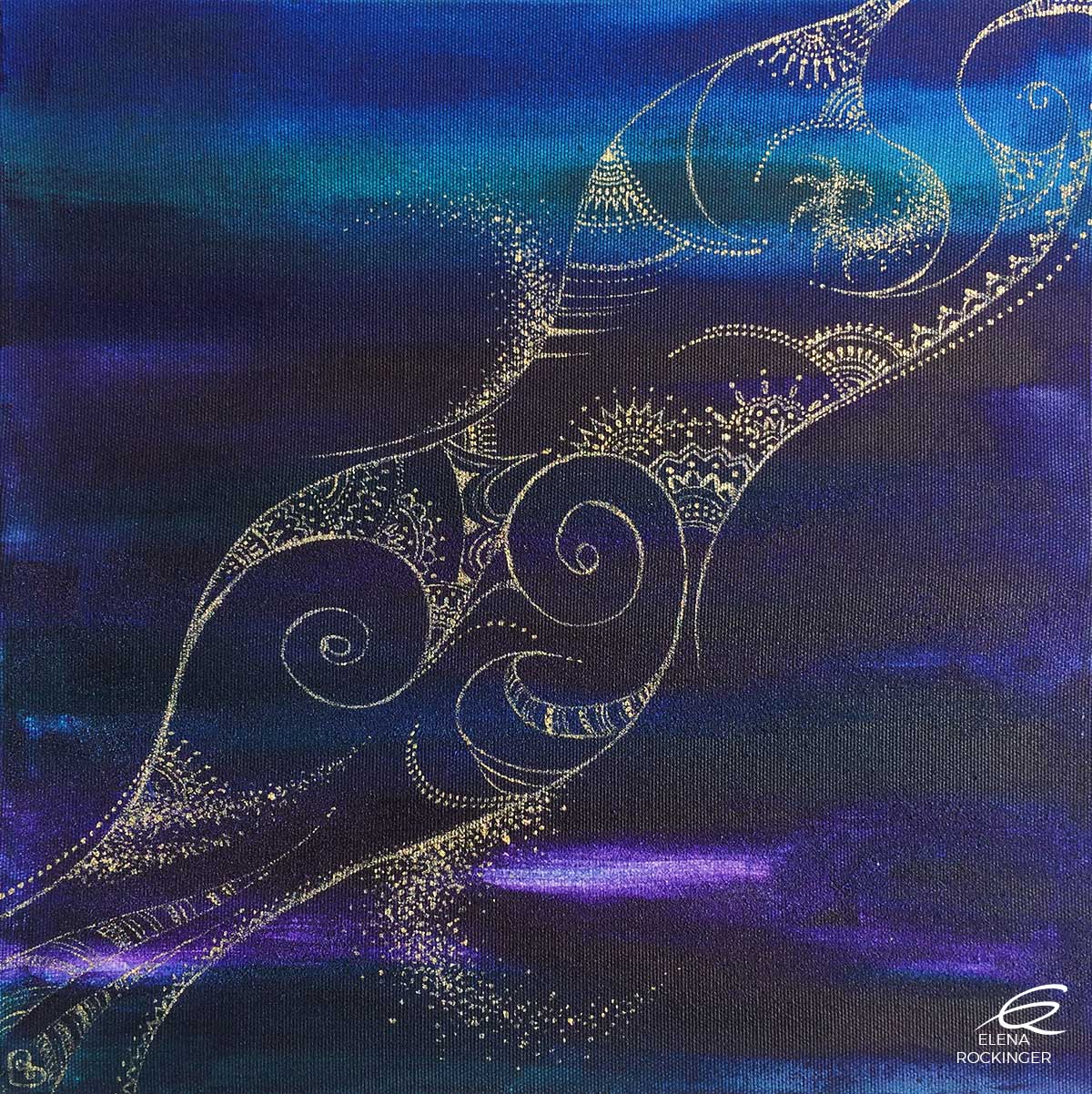 03 Painting Acrylics Canvas Elena Rockinger When Soulmates Meet 1 S