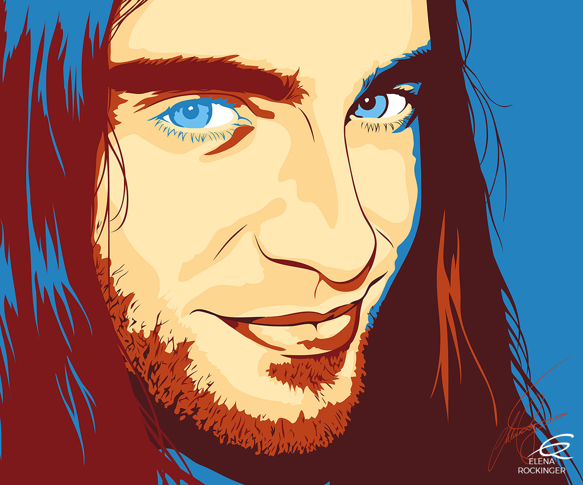 03 Portrait Illustration Pop Art Elena Rockinger Lounge 03 S