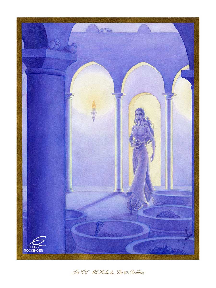 04 Illustration Book Water Colour Elena Rockinger Ali Baba 04 S