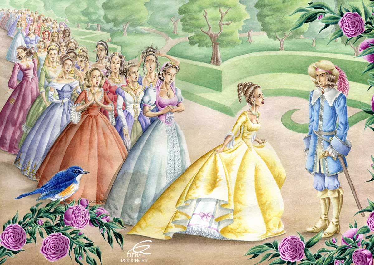 04 Illustration Picture Book Water Colour Elena Rockinger Princess 04 S