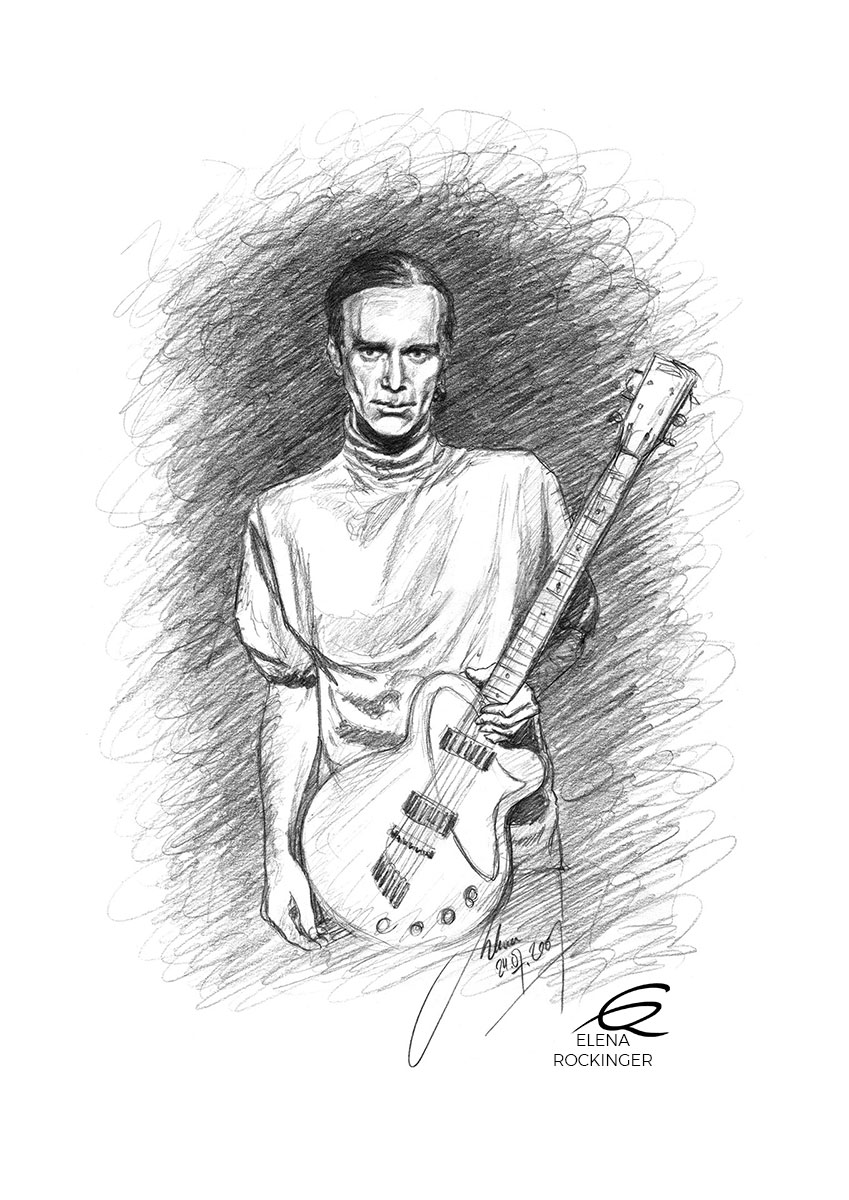 04 Portrait Graphite Music Elena Rockinger Billy Sheehan S