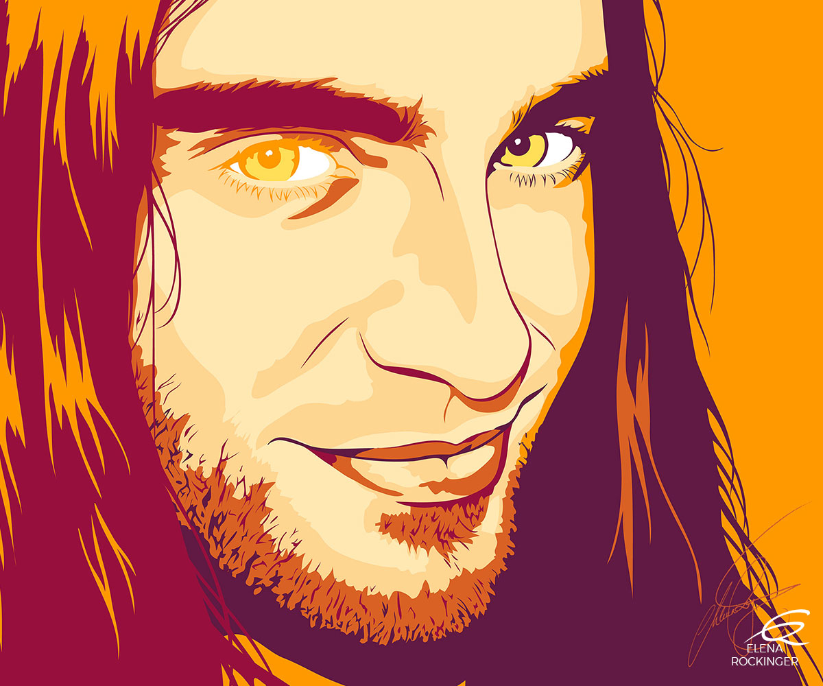 04 Portrait Illustration Pop Art Elena Rockinger Lounge 04 S