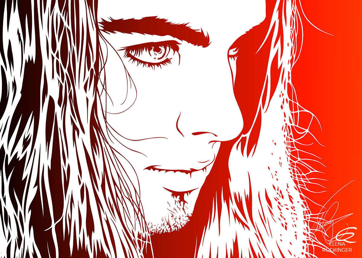 04 Portrait Illustration Pop Art Elena Rockinger Miller 04 S