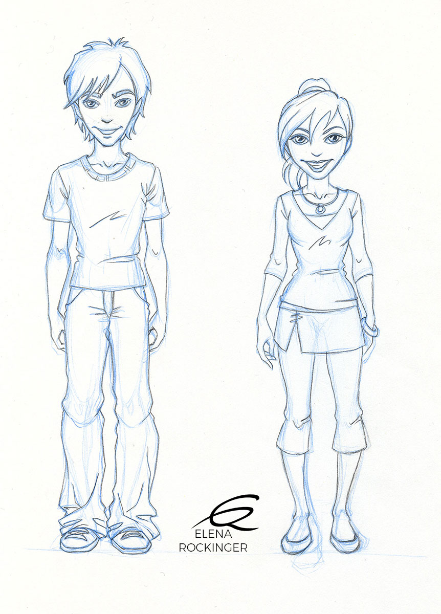 Character Design — Archive 05 Character Design Elena Rockinger Girl Boy 01 S