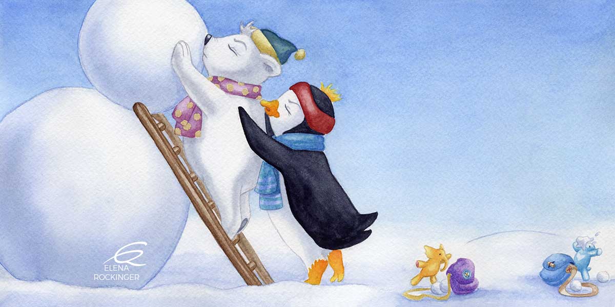 05 Illustration Picture Book Water Colour Elena Rockinger Bibu Peppi 05 S