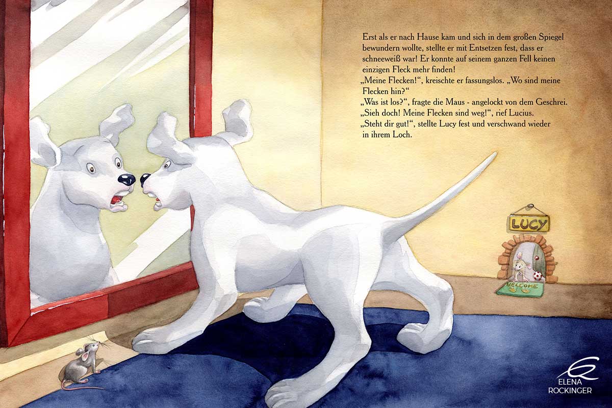 05 Illustration Picture Book Water Colour Elena Rockinger Dalmatian T 05 S