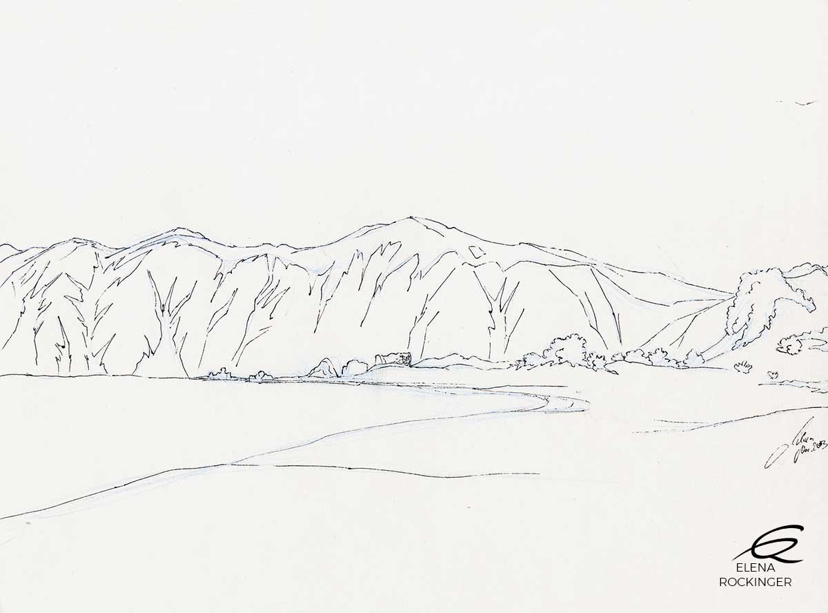 05 Illustration Sketch Drawing Ink Turkish Beach 02 S