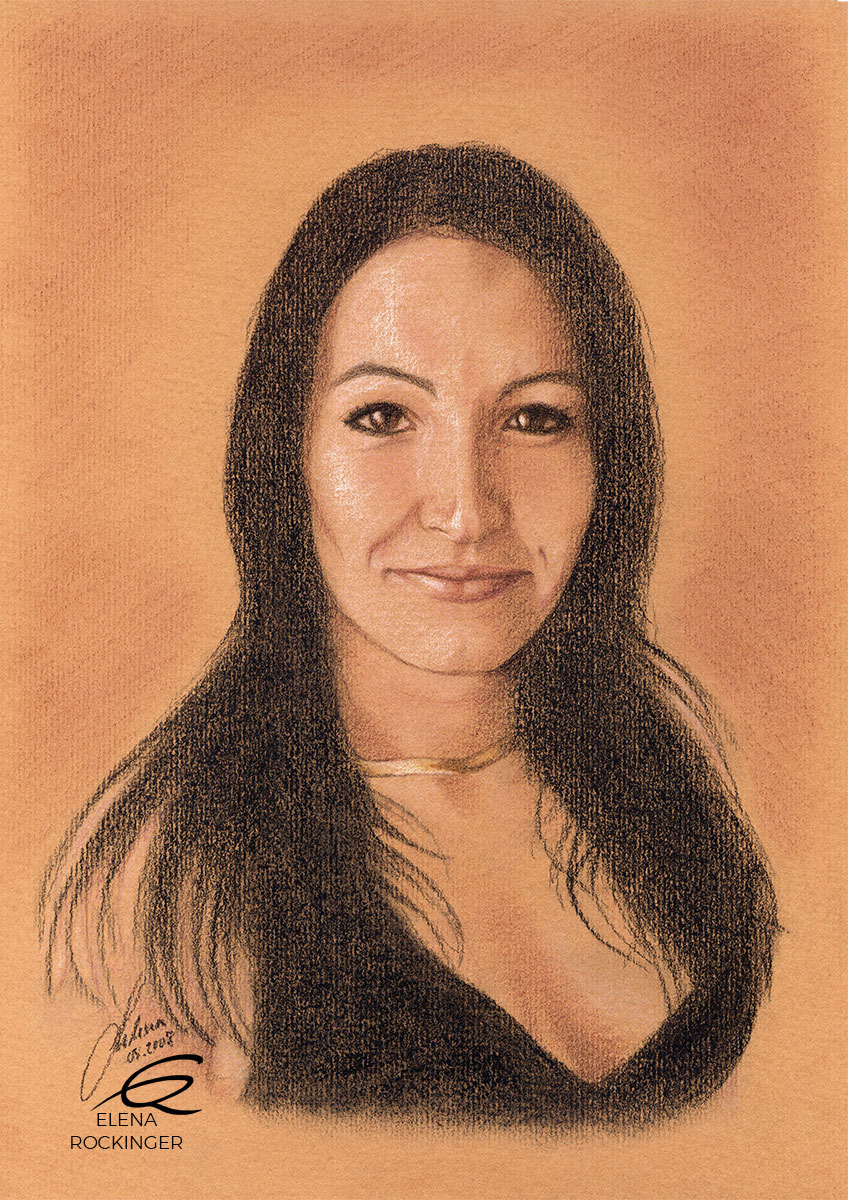 05 Portrait Illustration Cloured Pencil Elena Rockinger Sabrina S