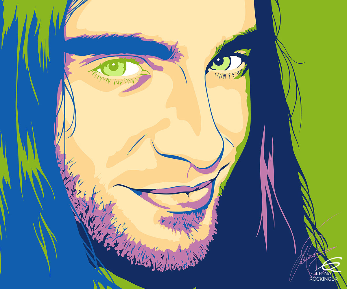 05 Portrait Illustration Pop Art Elena Rockinger Lounge 05 S