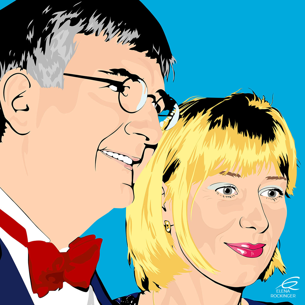 05 Portrait Illustration Pop Art Elena Rockinger Warhol 05 S