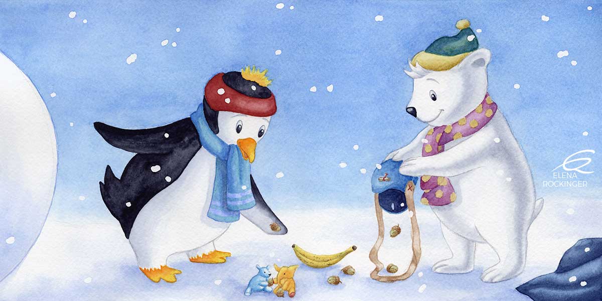 06 Illustration Picture Book Water Colour Elena Rockinger Bibu Peppi 06 S