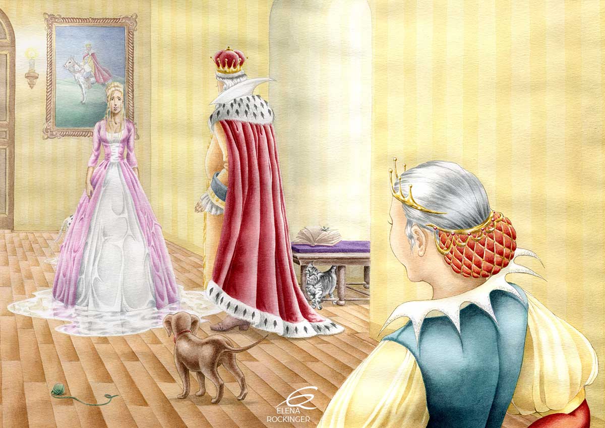 06 Illustration Picture Book Water Colour Elena Rockinger Princess 06 S