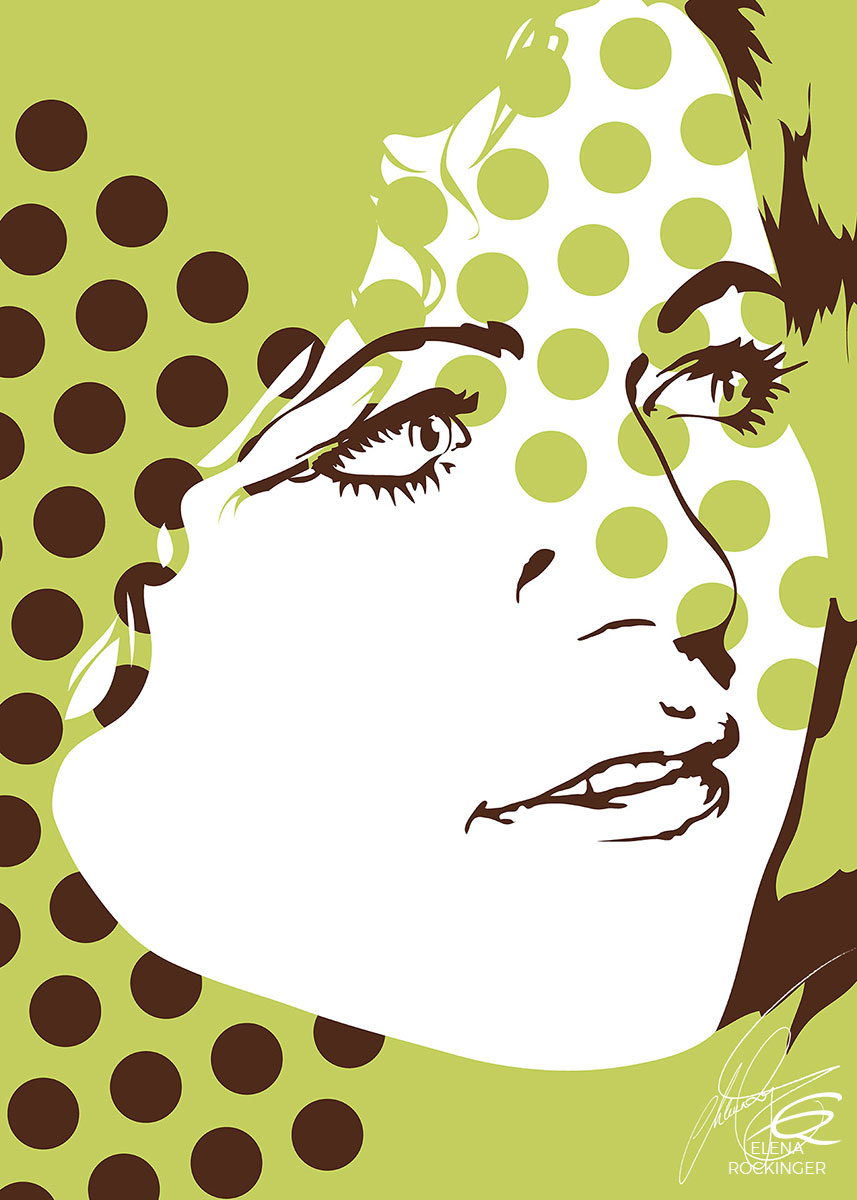 06 Portrait Illustration Pop Art Elena Rockinger Neo Pop 06 S