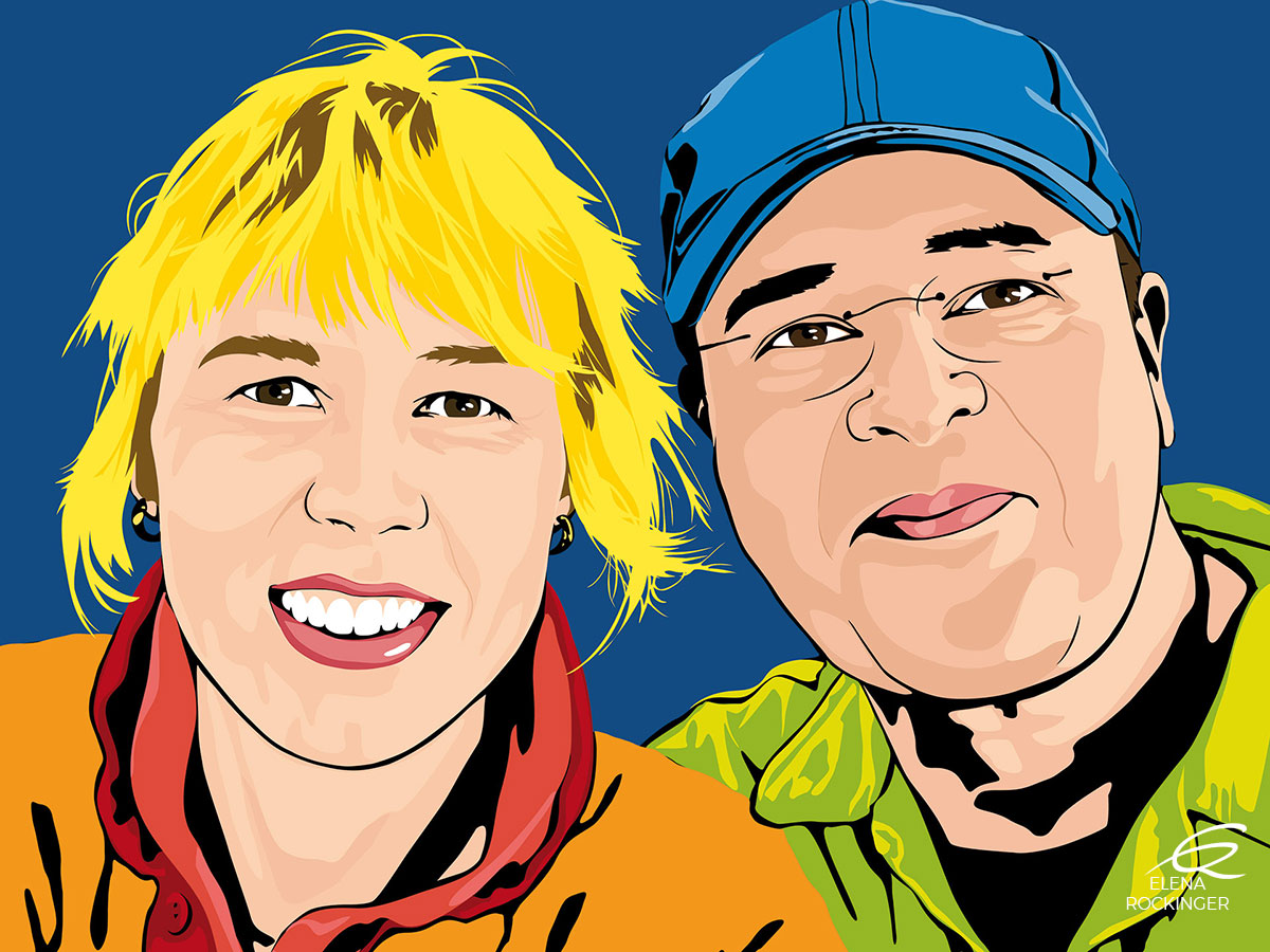 06 Portrait Illustration Pop Art Elena Rockinger Warhol 06 S