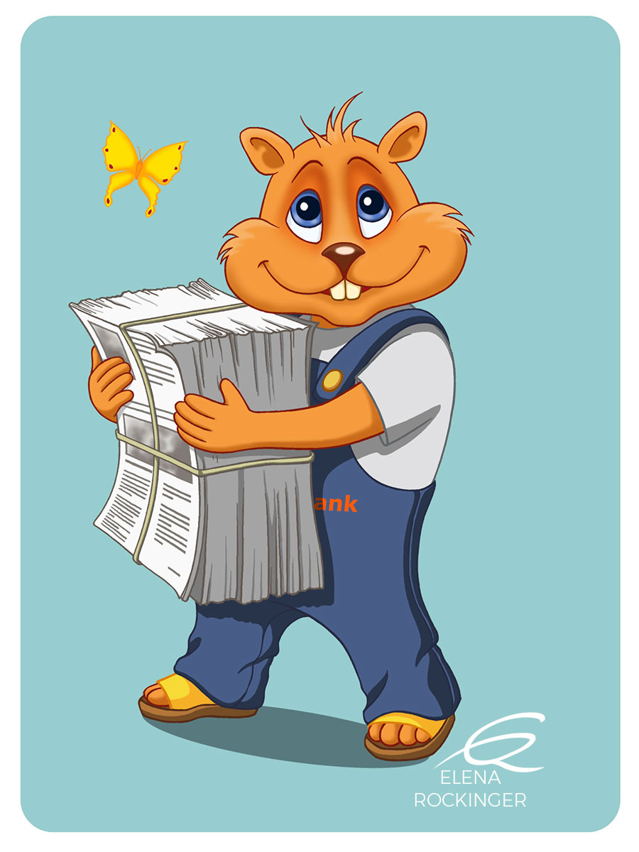 07 Illustration Mascot Elena Rockinger Hamster 03 S