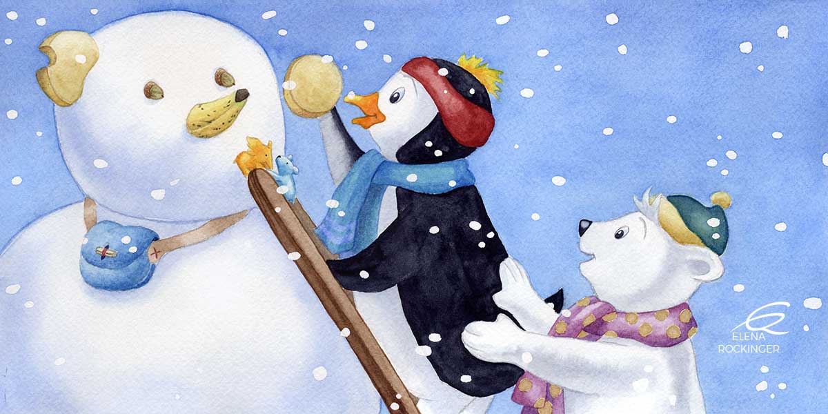 07 Illustration Picture Book Water Colour Elena Rockinger Bibu Peppi 07 S