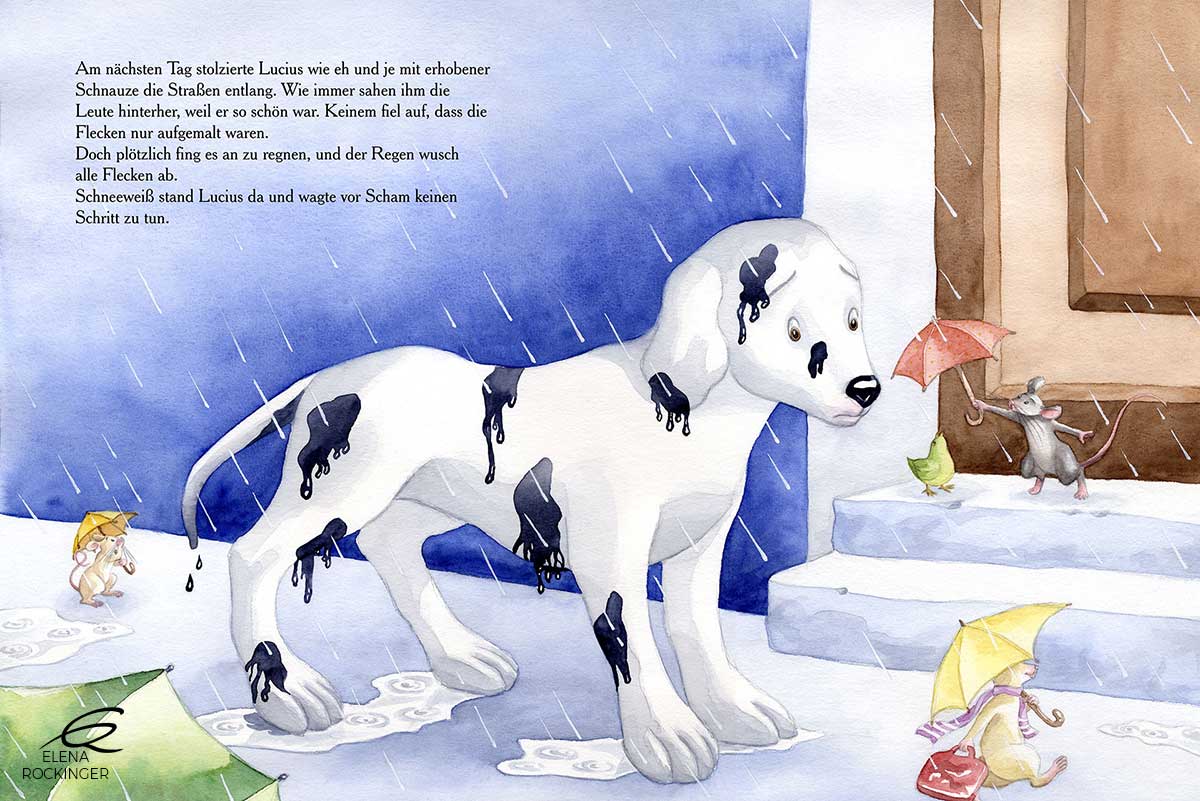 07 Illustration Picture Book Water Colour Elena Rockinger Dalmatian T 07 S