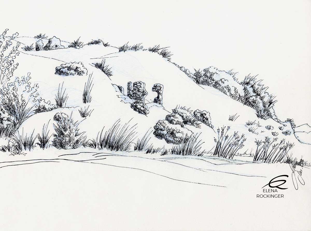 07 Illustration Sketch Drawing Ink Turkish Beach 04 S