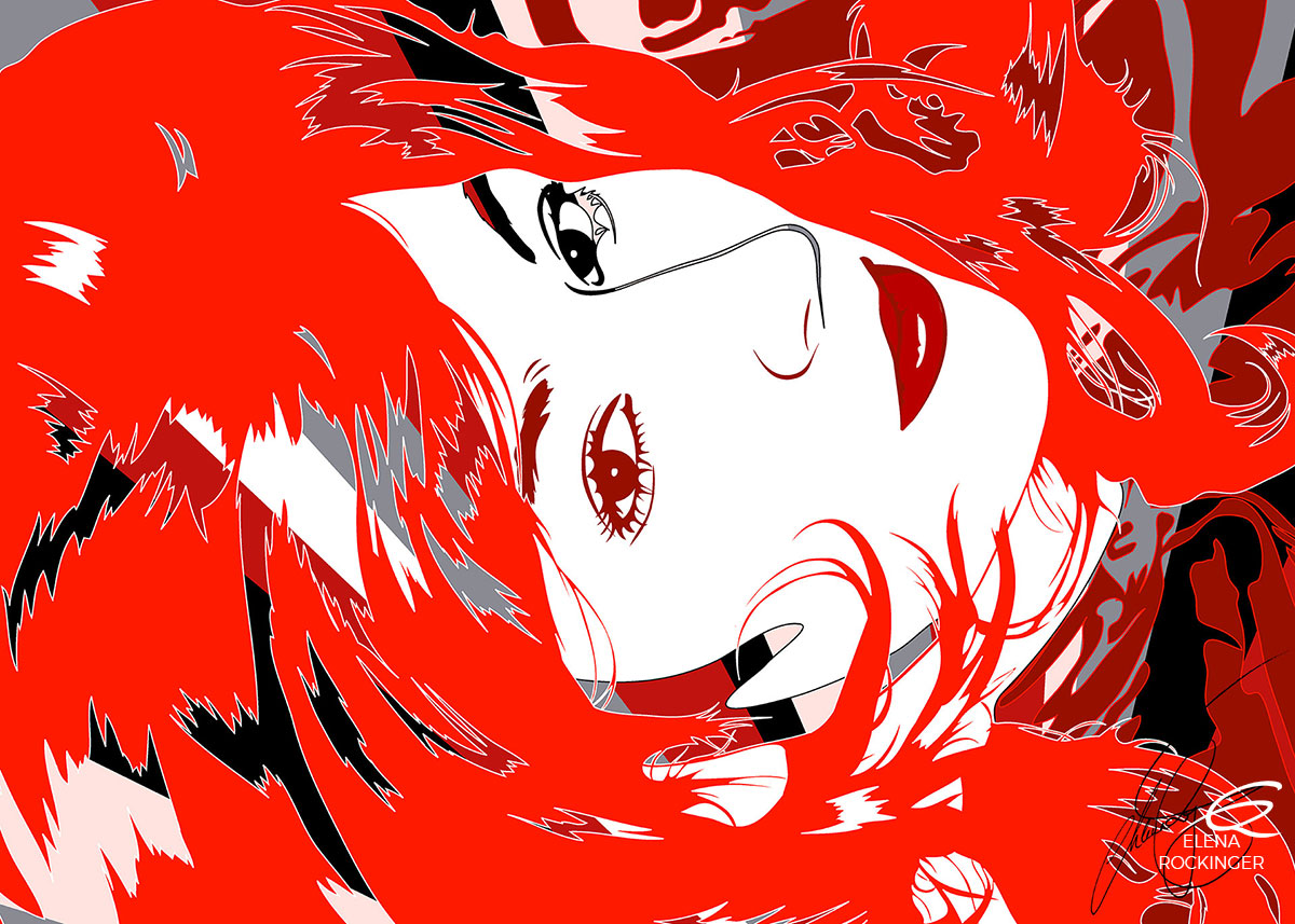 07 Portrait Illustration Pop Art Elena Rockinger Neo Pop 07 S