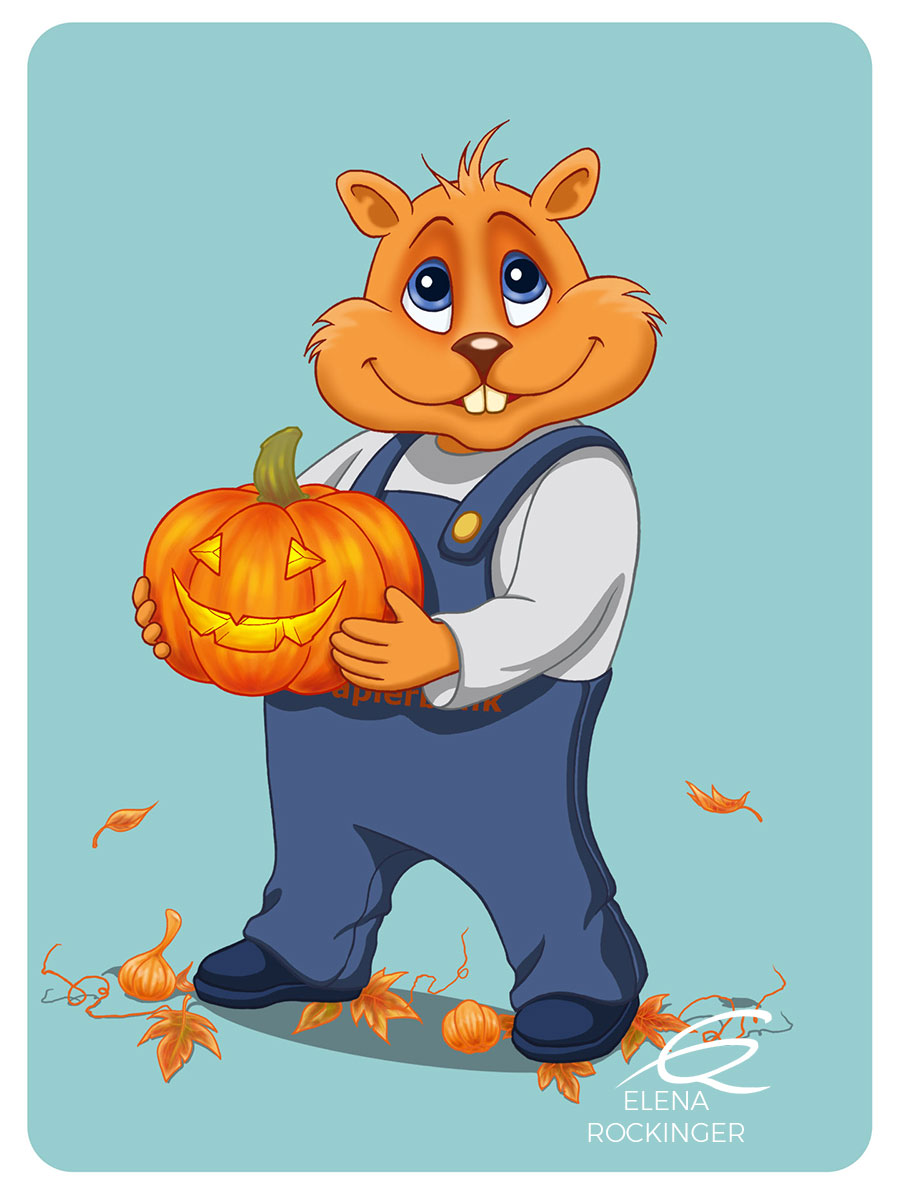 08 Illustration Mascot Elena Rockinger Hamster 04 S