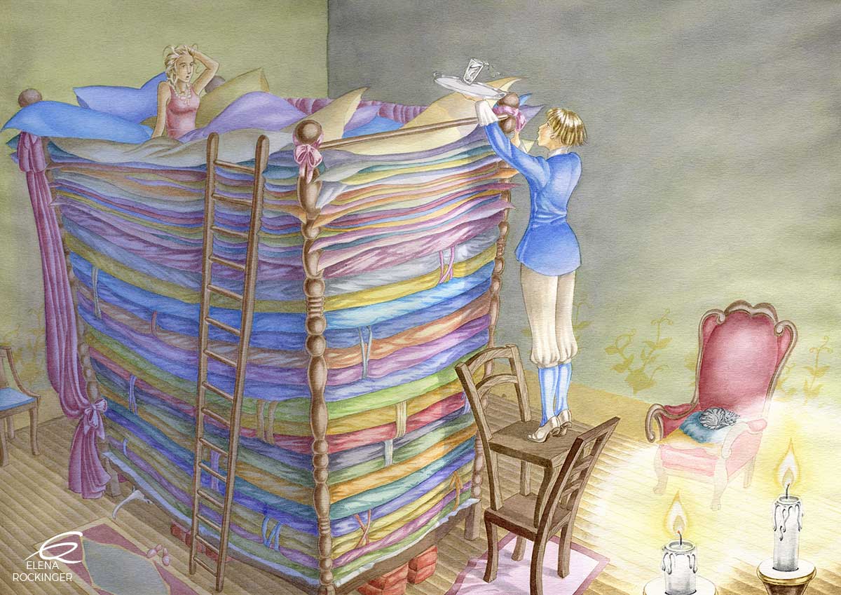 08 Illustration Picture Book Water Colour Elena Rockinger Princess 08 S