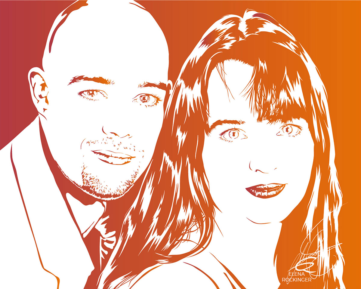 08 Portrait Illustration Pop Art Elena Rockinger Miller 08 S