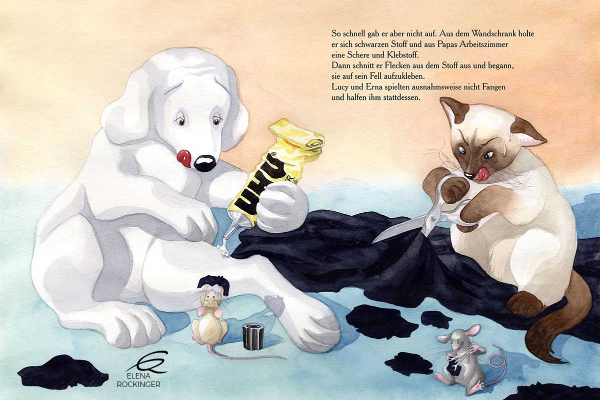 09 Illustration Picture Book Water Colour Elena Rockinger Dalmatian T 09 S