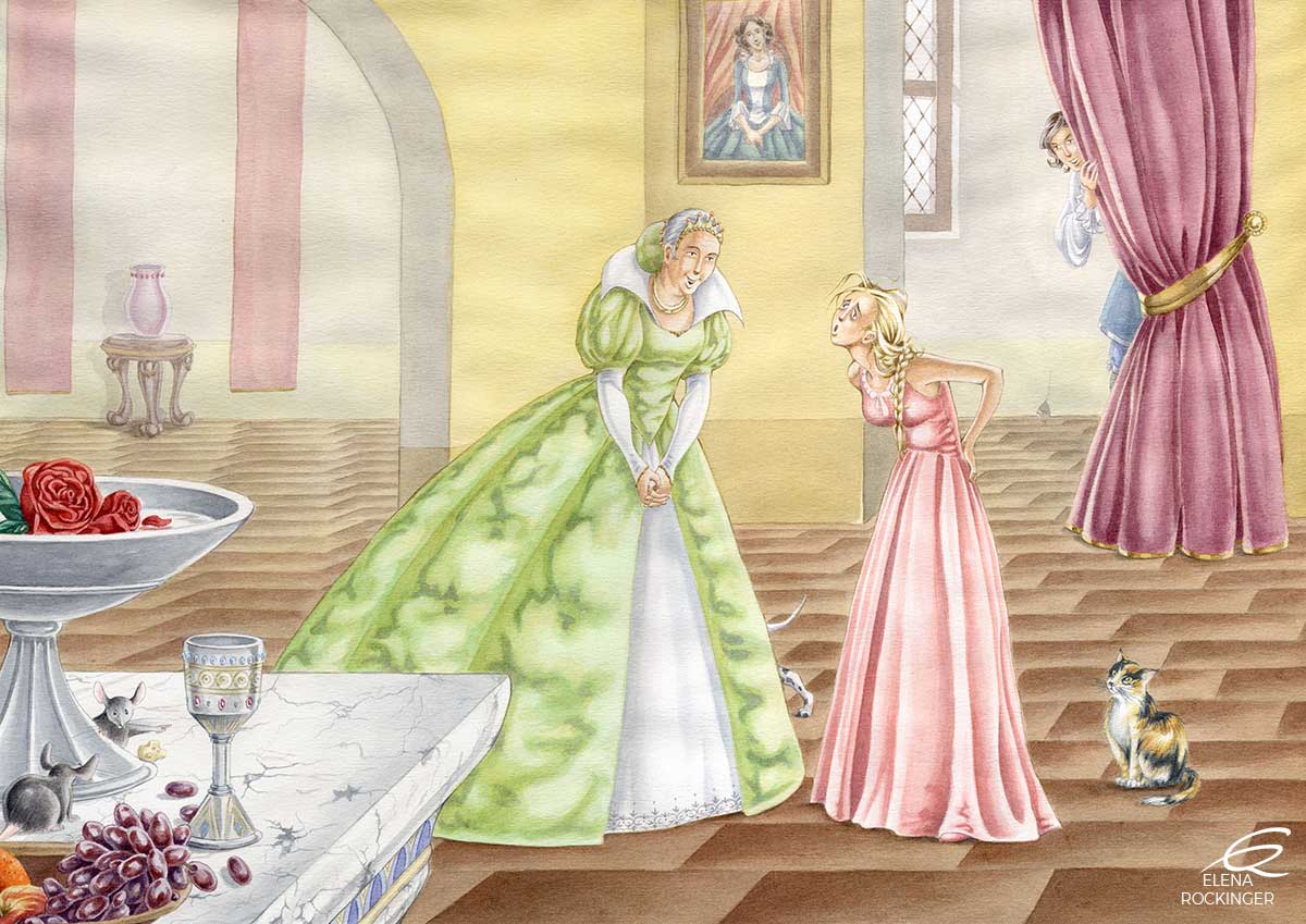 09 Illustration Picture Book Water Colour Elena Rockinger Princess 09 S