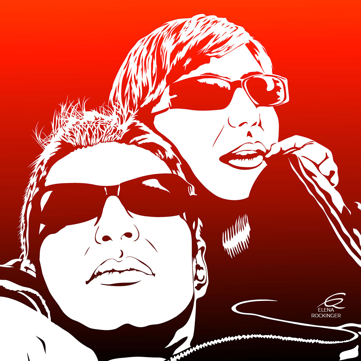 09 Portrait Illustration Pop Art Elena Rockinger Miller 09 S