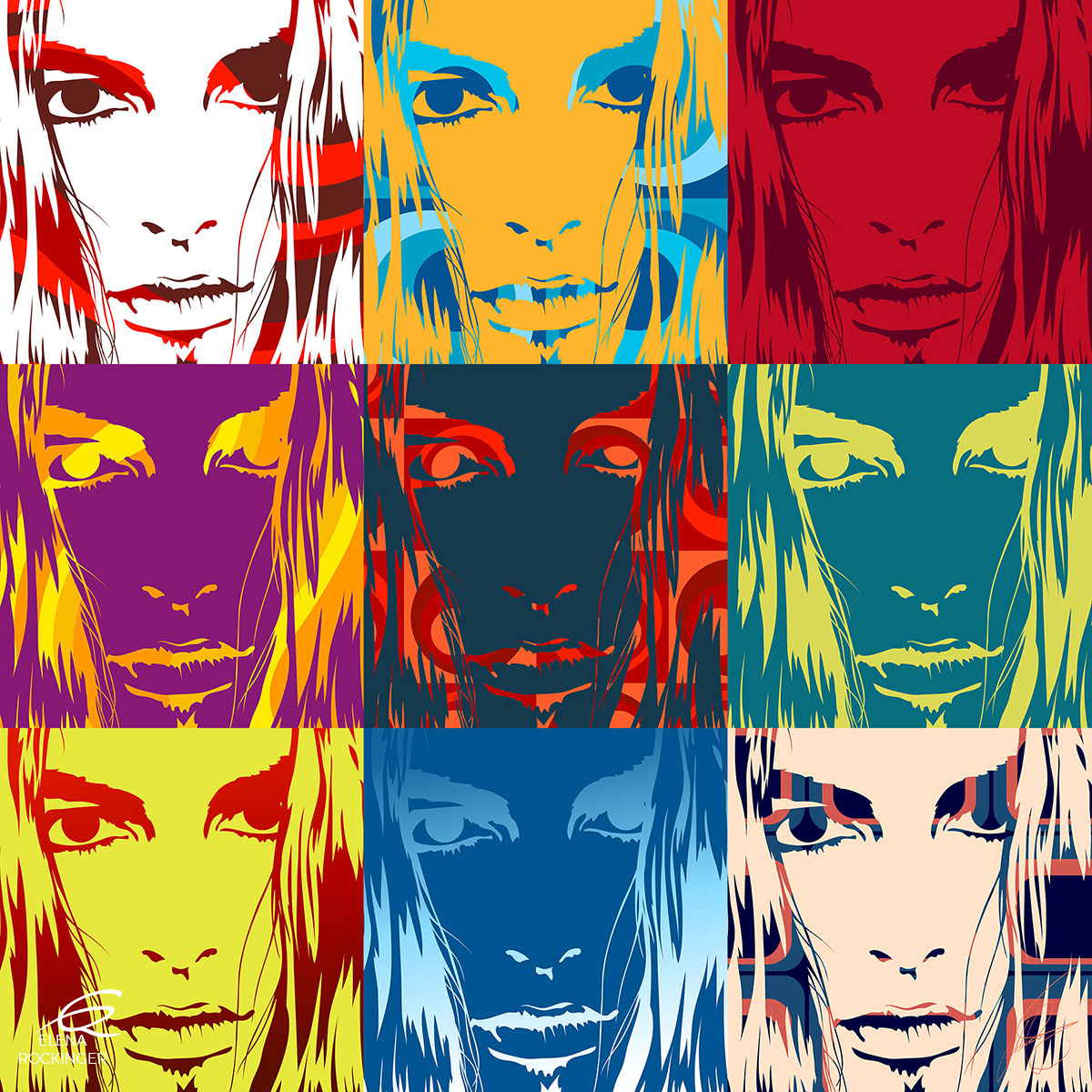 09 Portrait Illustration Pop Art Elena Rockinger Neo Pop 09 S