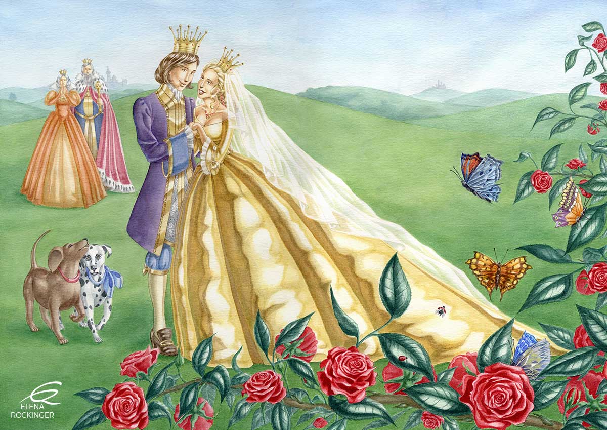 10 Illustration Picture Book Water Colour Elena Rockinger Princess 10 S