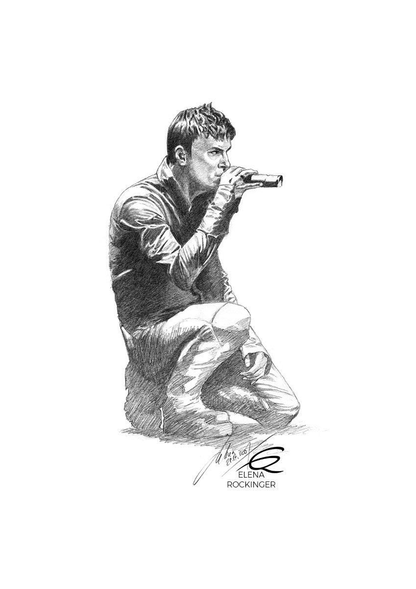 10 Portrait Graphite Music Elena Rockinger Roy Khan S