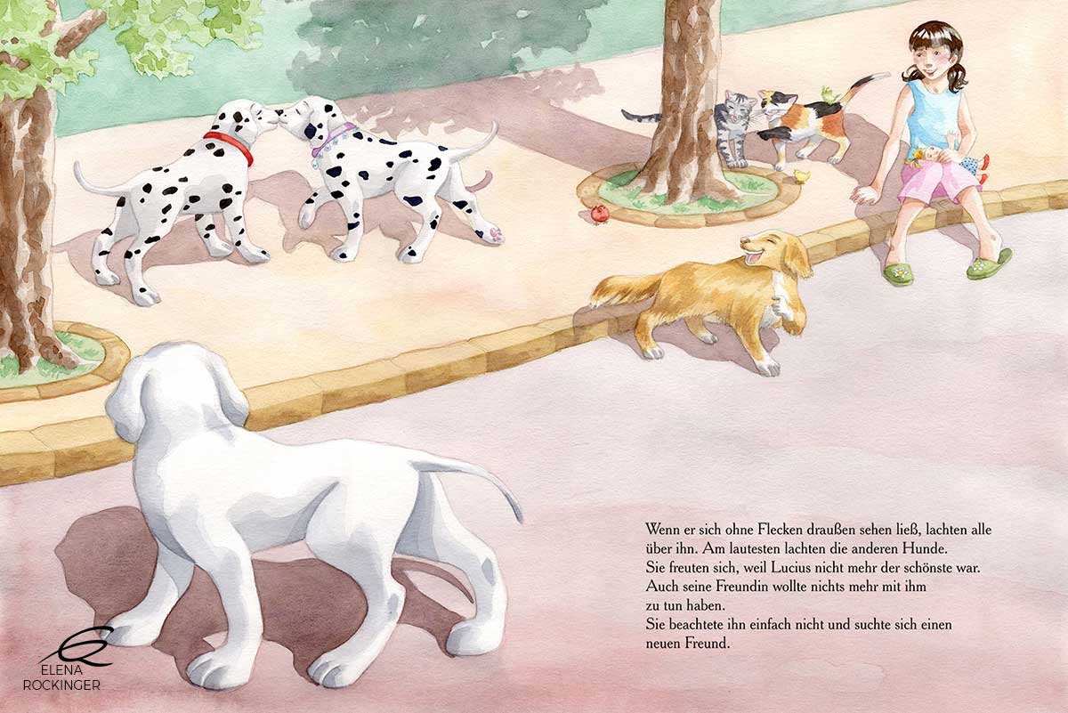 11 Illustration Picture Book Water Colour Elena Rockinger Dalmatian T 11 S