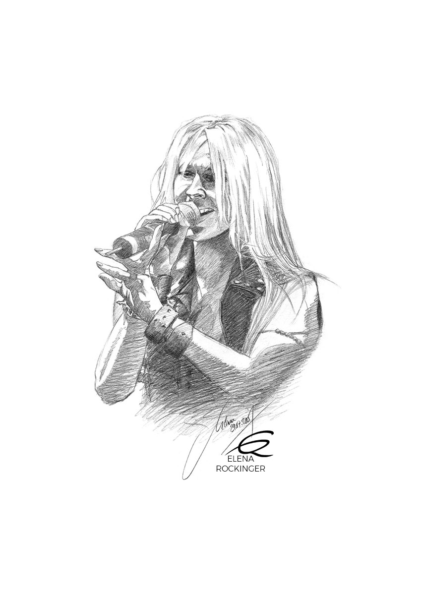 11 Portrait Graphite Music Elena Rockinger Doro Peschs