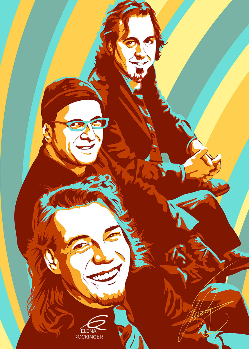 12 Portrait Illustration Pop Art Elena Rockinger 12 Vector Pothead S