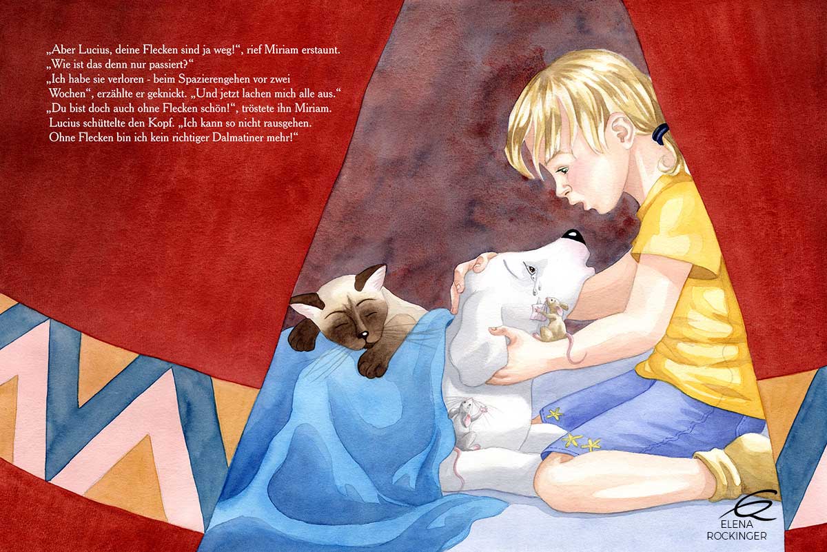 13 Illustration Picture Book Water Colour Elena Rockinger Dalmatian T 13 S