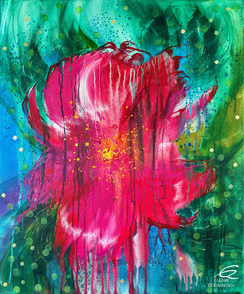 13 Painting Acrylics Canvas Elena Rockinger I Am Alive 1 S