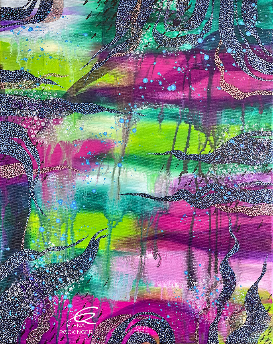 14 Painting Acrylics Canvas Elena Rockinger Transformation 1 S