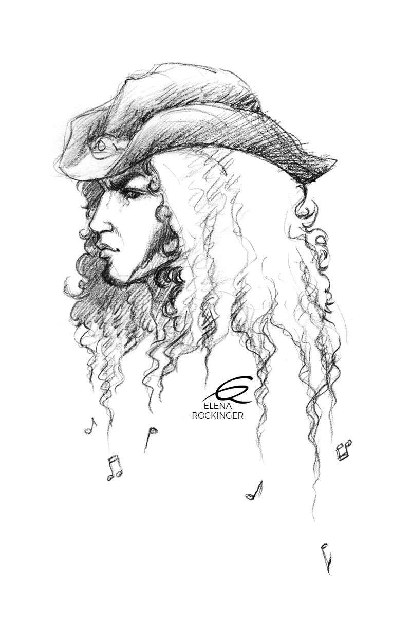 19 Portrait Illustration Graphite Elena Rockinger Eric Sardinas S