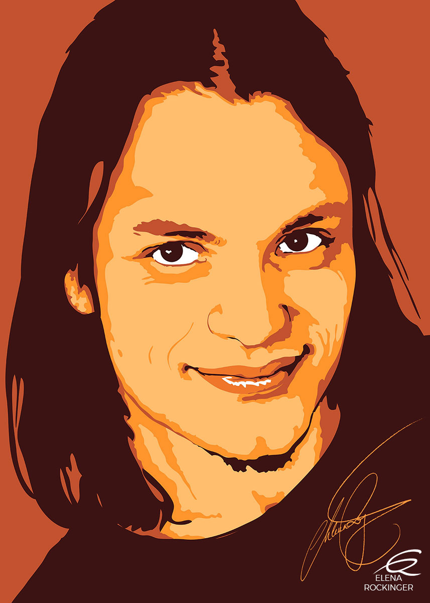 2 Portrait Illustration Pop Art Elena Rockinger Lounge 02 S