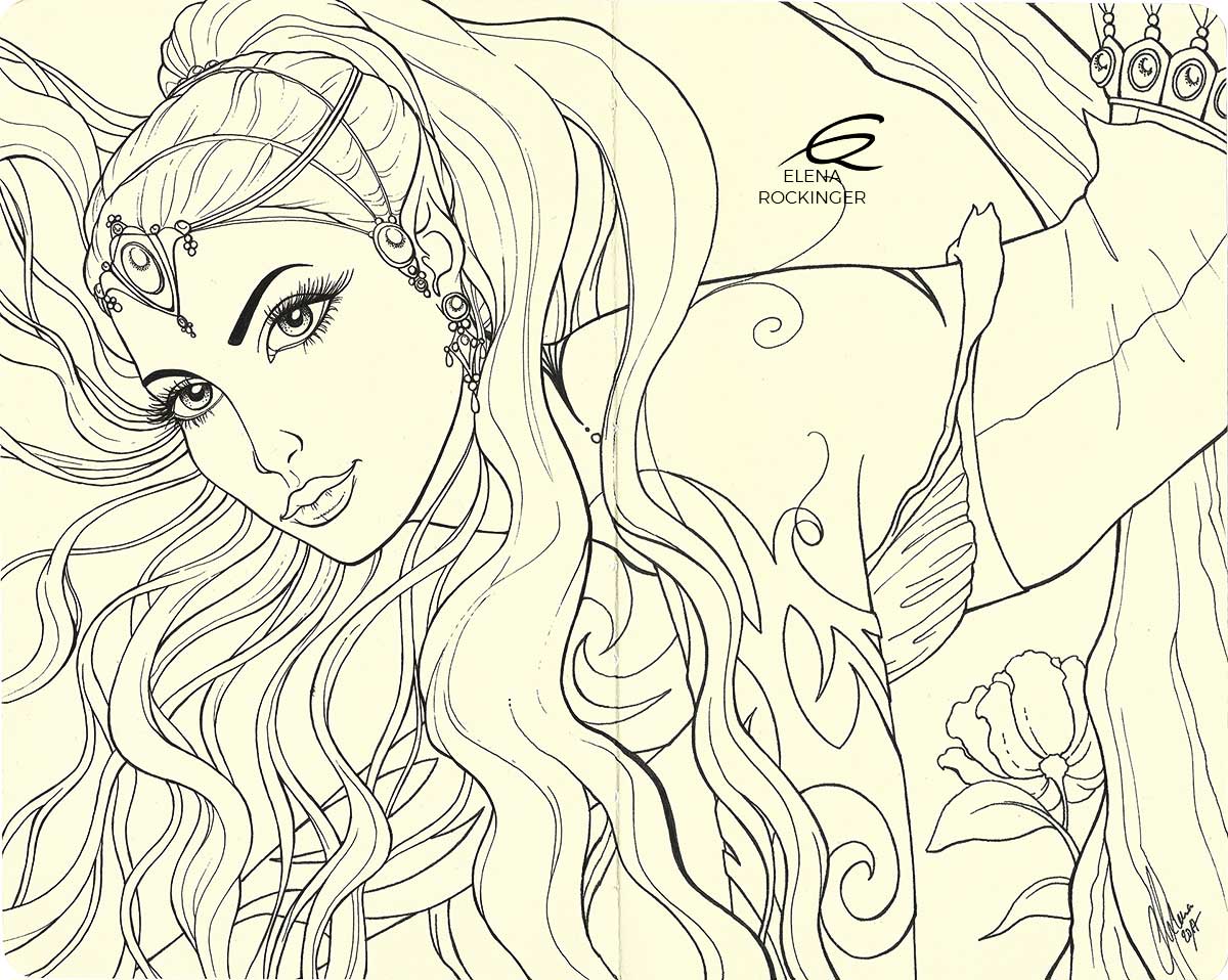 20 Drawing Ink Elena Rockinger Elf S